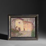 Rosas House Tuscany by Sargy Mann contemporary artwork painting