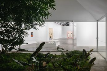 Contemporary art exhibition Paulo Nimer Pjota Do comico e do tragico at Mendes Wood DM Sao Paulo Brazil
