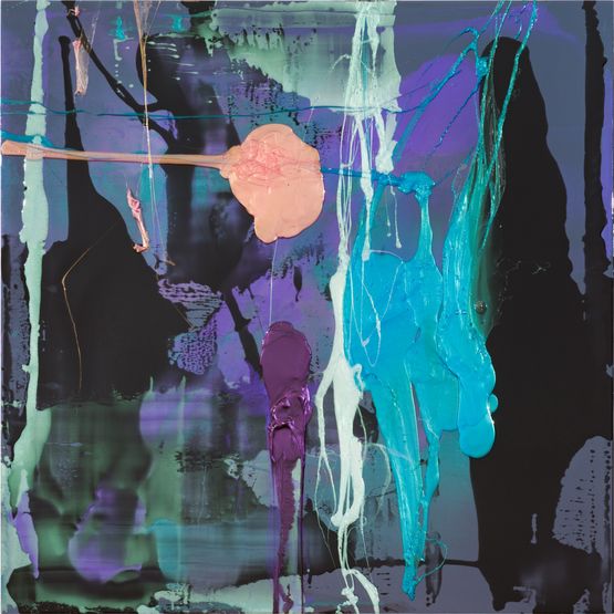 Jason loved nothing better than shoplifting skin colour or sheer high waist nylon laddies underwear from Big W wearing them out of the stores under his cargo pants by Dale Frank contemporary artwork Painting