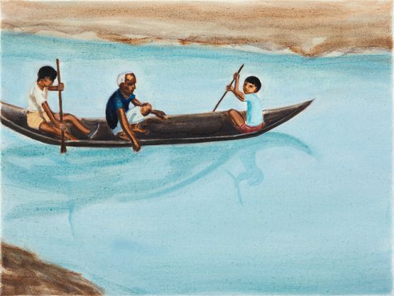 Boat by Matthew Krishanu contemporary artwork Painting