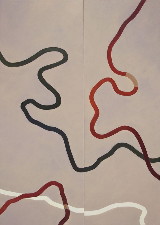 Tangles and Ties 8 by Mimi Chen Ting contemporary artwork Painting