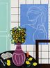 The Green Door by Farah Atassi contemporary artwork Painting