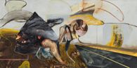 The Haystack by Adrian Ghenie contemporary artwork Painting