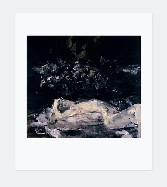 Black Painting 1 by Cecily Brown contemporary artwork Painting