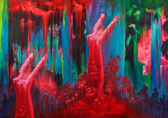 Another successor by Chi Peng contemporary artwork Painting