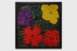 Flowers a partir de Warhol 10 serie Portfolio Flowers a partir de Warhol by Vik Muniz contemporary artwork print