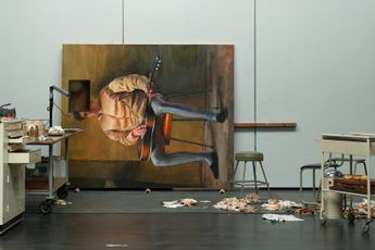 Contemporary art exhibition Michael Borremans French Painting at David Zwirner Paris France