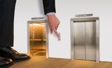 Untitled elevator by Maurizio Cattelan contemporary artwork mixed media painting photography print sculpture works on paper