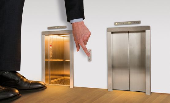 Untitled elevator by Maurizio Cattelan contemporary artwork Painting