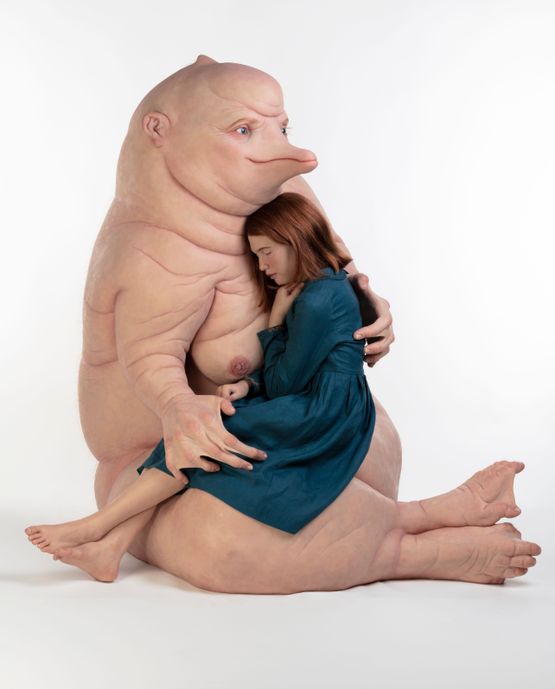 No fear of depths  by Patricia Piccinini contemporary artwork Sculpture