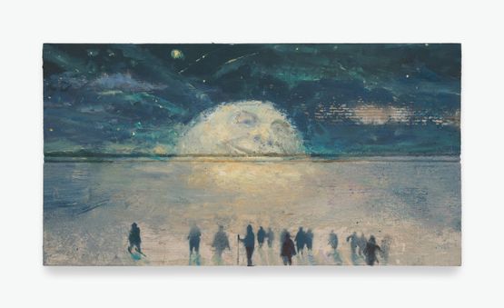 Moonrise by Seth Becker contemporary artwork Painting