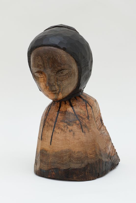 12 Torso No. 4 girl like Bandung guardian deity of children by Tanada Koji contemporary artwork Sculpture