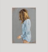 Blue Shirt by Gideon Rubin contemporary artwork painting