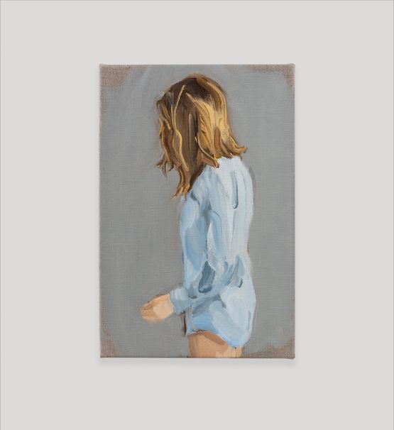 Blue Shirt by Gideon Rubin contemporary artwork Painting