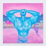 Old Friends by Justin Yoon contemporary artwork painting works on paper