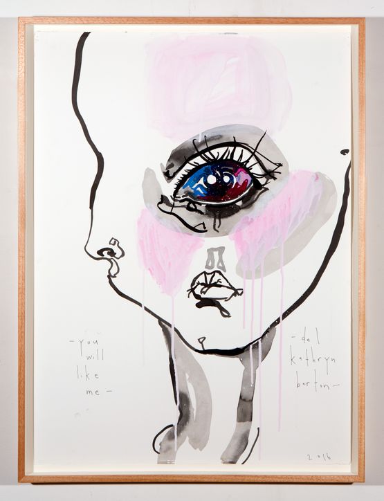 you will like me by Del Kathryn Barton contemporary artwork Painting