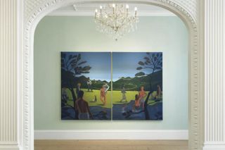 Contemporary art exhibition Skyler Chen How far I would have to go to become myself at MASSIMODECARLO London United Kingdom