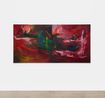 sunset sounds and waves that glow by Lindsay Adams contemporary artwork Painting