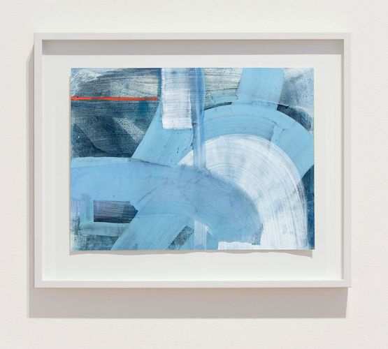 roter faden by Sabine Herrmann contemporary artwork Works on Paper