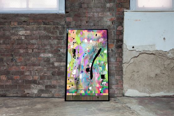 Acid Police by Gregor Wright contemporary artwork Painting