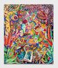 To Live and To Dine in LA You Taste Like Home As the Santa Anas Blow The Stones Roll by Kate Pincus-Whitney contemporary artwork Painting