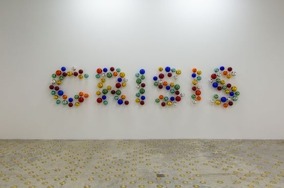 AMAZEBALLS CRISIS 1802 by mentalKLINIK contemporary artwork Sculpture