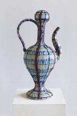 Plaid Pitcher by Peter Schlesinger contemporary artwork sculpture