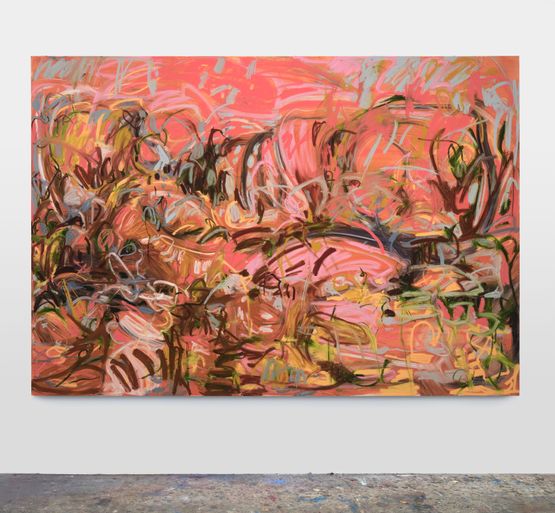 flaming summer meadow by Janaina Tschape contemporary artwork Painting