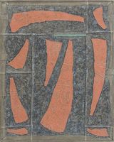 The Weight of Absence by Jonas Eslao contemporary artwork painting textile