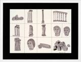 Roman Rocks by Huang Hai-Hsin contemporary artwork drawing works on paper
