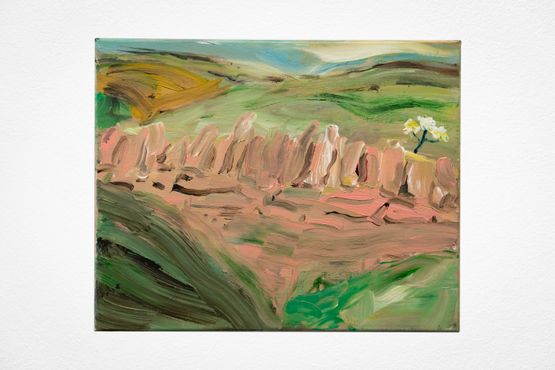 The Wall by Luke Edward Hall contemporary artwork Painting