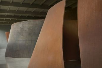 Contemporary art exhibition Richard Serra Torqued Ellipses at DIA Beacon New York United States