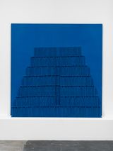 Ziggurat Bleu by Horia Damian contemporary artwork painting sculpture