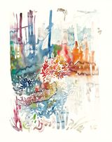 IL Nr. 60_64x50 by Szilard Huszank contemporary artwork painting works on paper