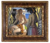 Conversation dans un jardin by Jean Metzinger contemporary artwork painting