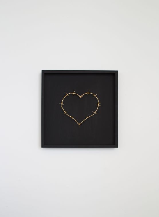 Barbed Wire Love Me Tender Black Large by Arik Levy contemporary artwork Design