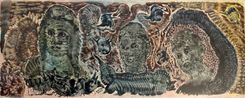 The Human Stain - Medea by Nalini Malani contemporary artwork Painting