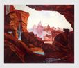 Kaaterskill Falls After the Deluge by Kirsten Everberg contemporary artwork Painting