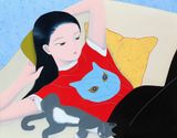 High Noon in July by Jang Koal contemporary artwork painting works on paper