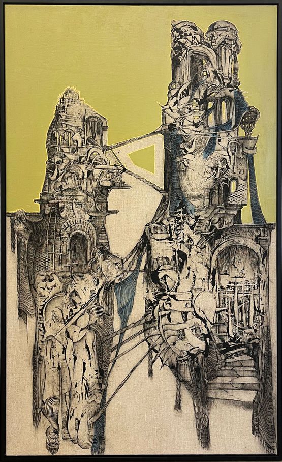 The Knot by Kevork Mourad contemporary artwork Painting