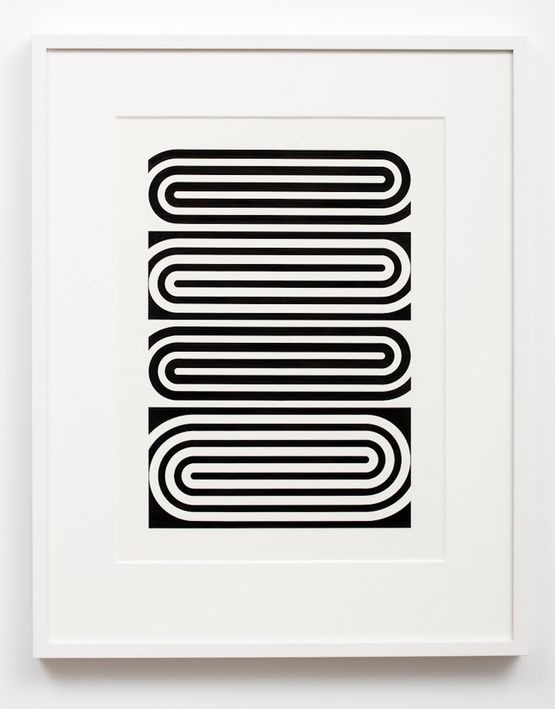 Untitled spirals by Gordon Walters contemporary artwork Works on Paper