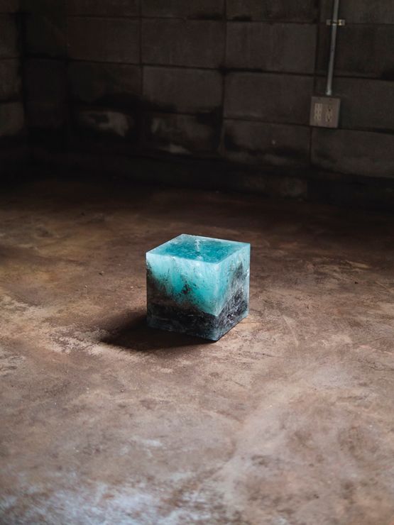 Trinity Cube by Trevor Paglen contemporary artwork Sculpture