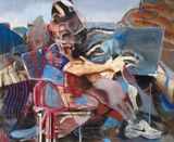 Self-Portrait en plein air by Adrian Ghenie contemporary artwork painting
