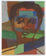 Portrait of a Boy by Ficre Ghebreyesus contemporary artwork painting