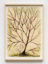 Tree At My Window by Faith Wilding contemporary artwork painting works on paper