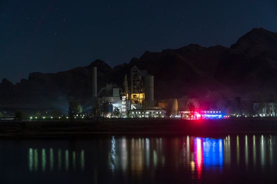 Factory in Manpo North Korea across the Yalu River from Most People Were Silent by Sim Chi Yin contemporary artwork Photography