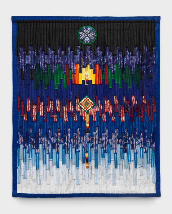 Motifs Wolof et Touareg by Abdoulaye Konate contemporary artwork Textile