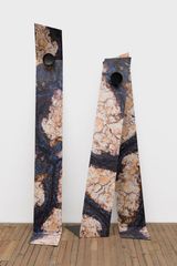 Jeffrey Pine Steel Planks by Letha Wilson contemporary artwork print sculpture
