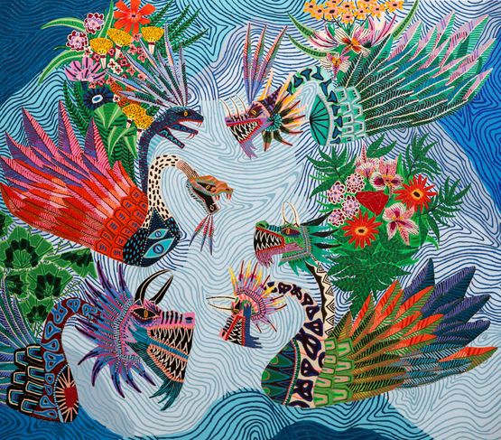 Canal Battle by Jordan Kerwick contemporary artwork Painting