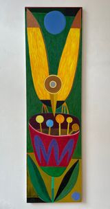 Two Poets by Austin Eddy contemporary artwork painting